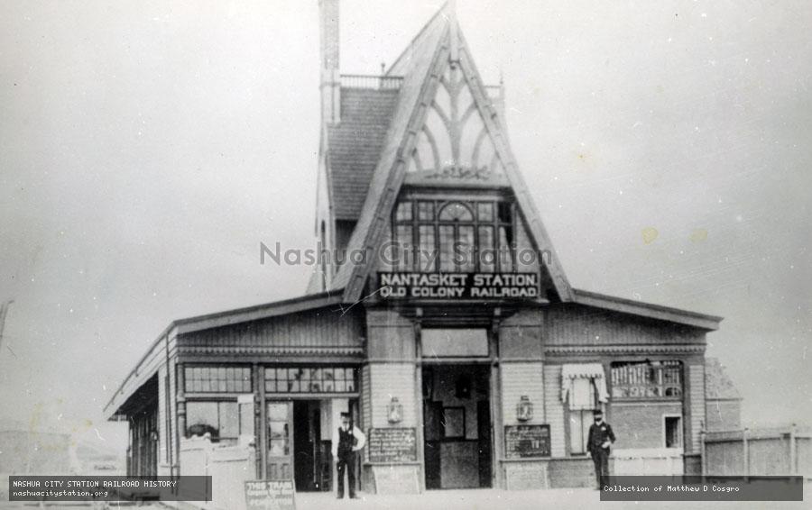 Postcard: Nantasket Station - Old Colony Railroad